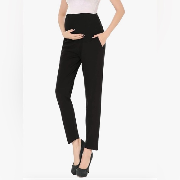 alina may maternity Pants - Black maternity pants